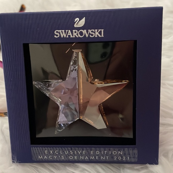 Swarovski Crystal Exclusive Edition Macy’s Ornament 2021 New in Box - Picture 4 of 4